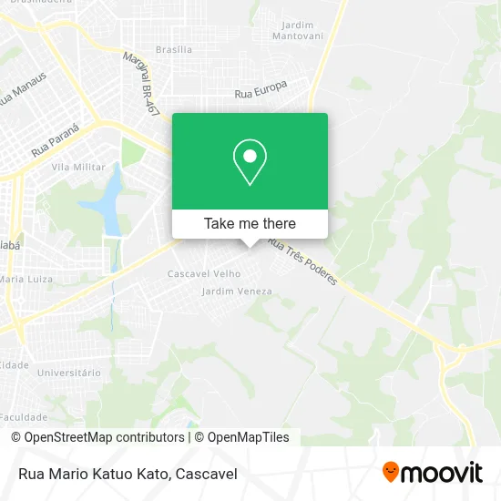 Rua Mario Katuo Kato map