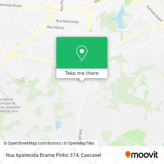 Rua Aparecida Brame Pinho 374 map