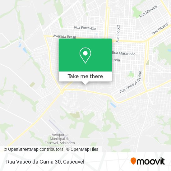 Mapa Rua Vasco da Gama 30