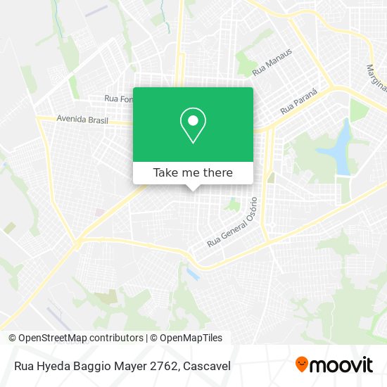 Rua Hyeda Baggio Mayer 2762 map
