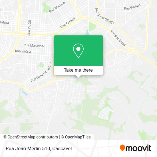 Rua Joao Merlin 510 map
