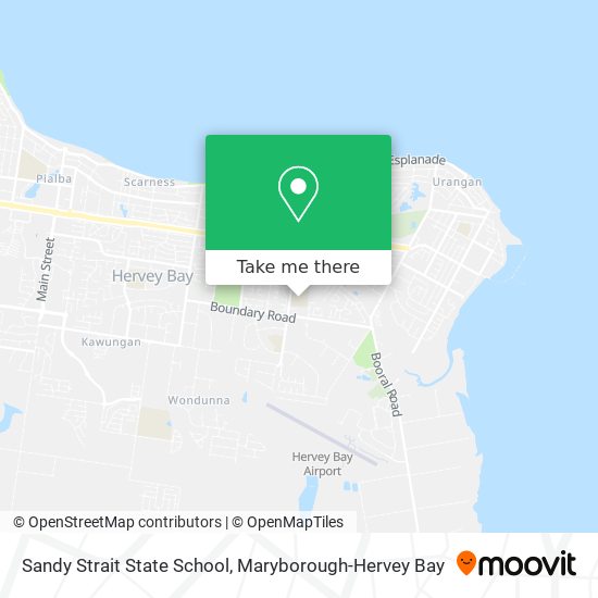 Sandy Strait State School map