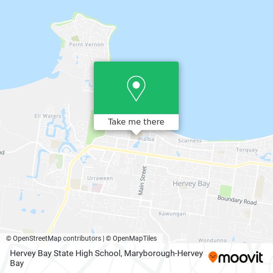 Mapa Hervey Bay State High School