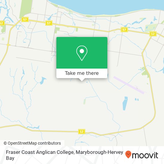 Fraser Coast Anglican College map