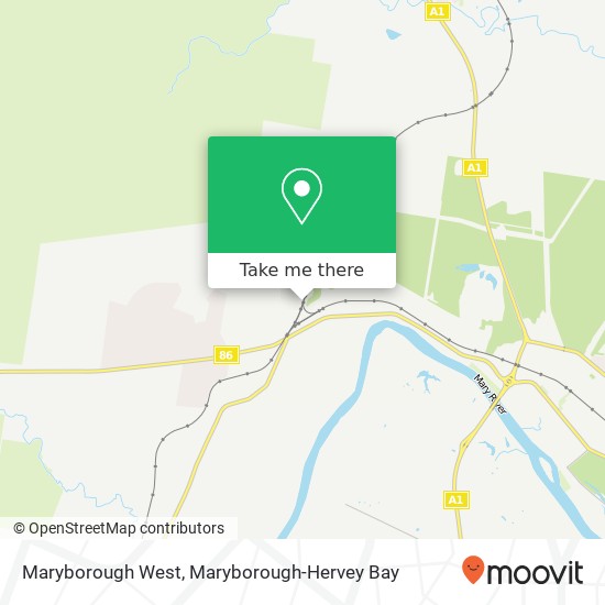 Maryborough West map