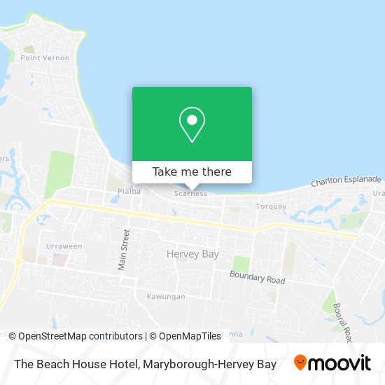 Mapa The Beach House Hotel