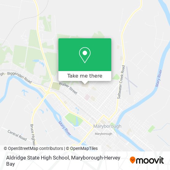 Aldridge State High School map