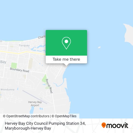 Hervey Bay City Council Pumping Station 34 map