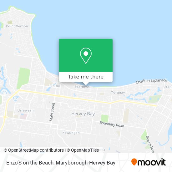 Enzo’S on the Beach map