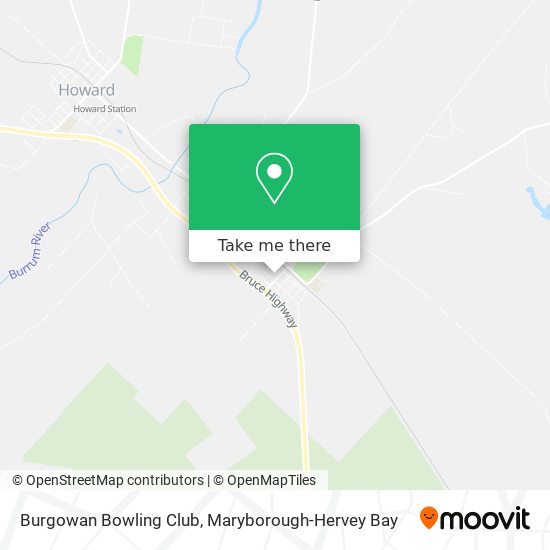 Mapa Burgowan Bowling Club