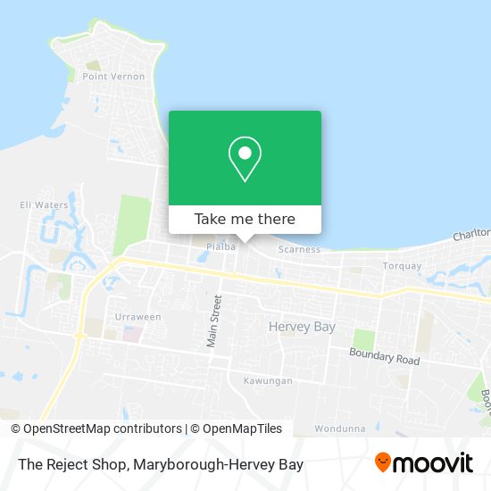 The Reject Shop map