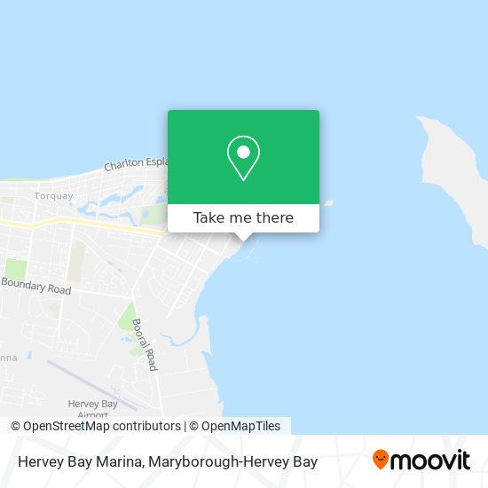 Hervey Bay Marina map