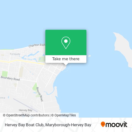 Hervey Bay Boat Club map