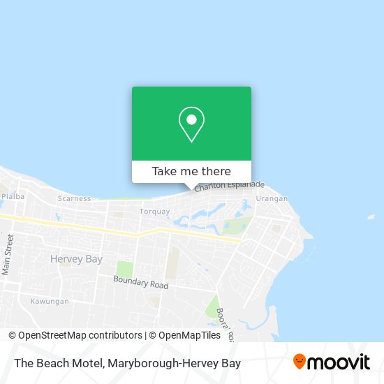 The Beach Motel map