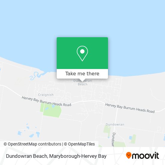 Dundowran Beach map