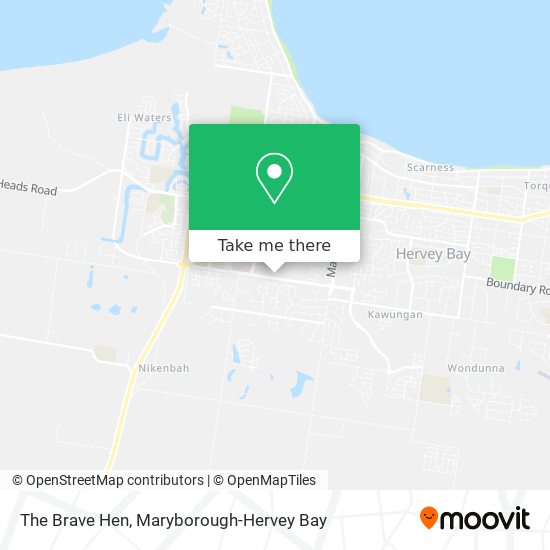 The Brave Hen map