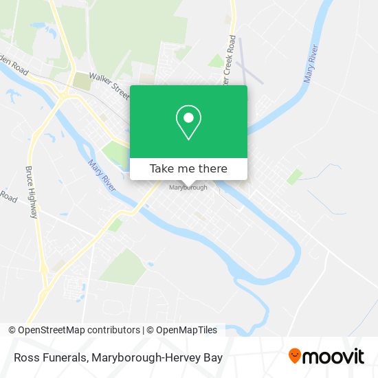 Ross Funerals map