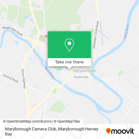 Maryborough Camera Club map
