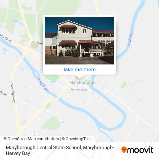 Mapa Maryborough Central State School