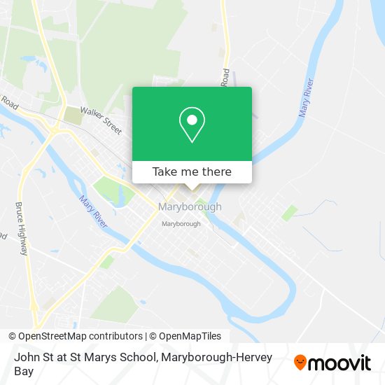 Mapa John St at St Marys School