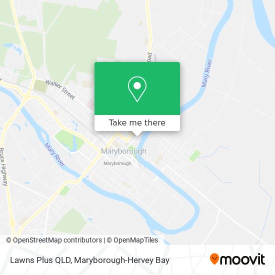 Mapa Lawns Plus QLD