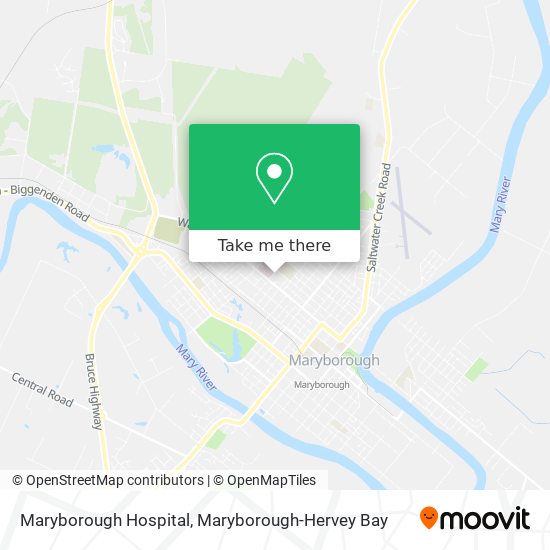 Maryborough Hospital map