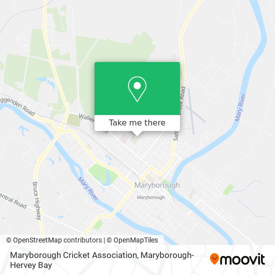 Maryborough Cricket Association map