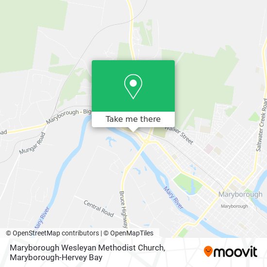 Mapa Maryborough Wesleyan Methodist Church