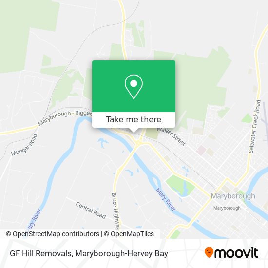 GF Hill Removals map