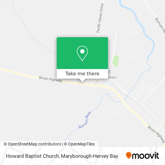 Howard Baptist Church map