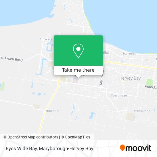 Eyes Wide Bay map