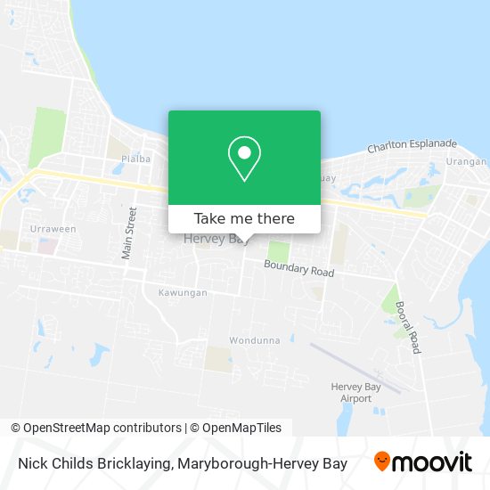 Nick Childs Bricklaying map