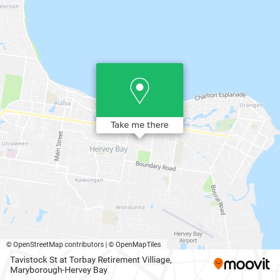 Tavistock St at Torbay Retirement Villiage map