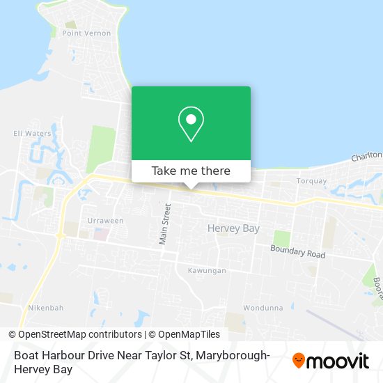 Boat Harbour Drive Near Taylor St map