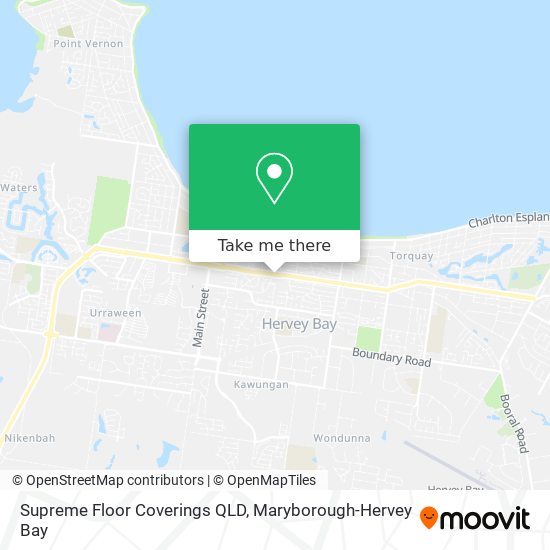 Supreme Floor Coverings QLD map
