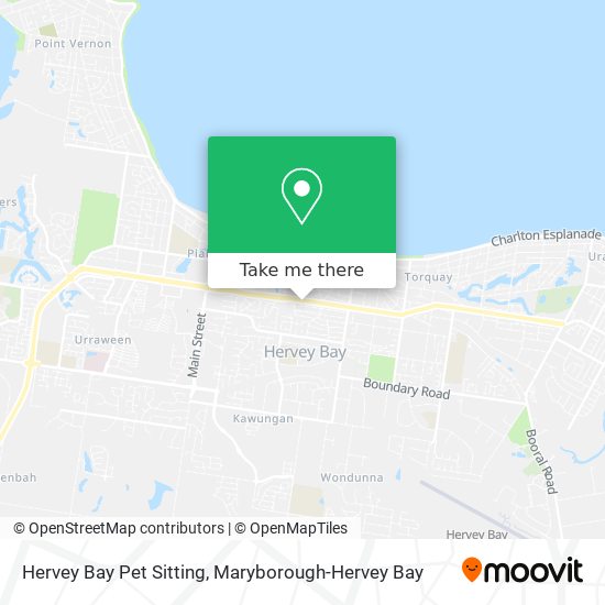 Hervey Bay Pet Sitting map