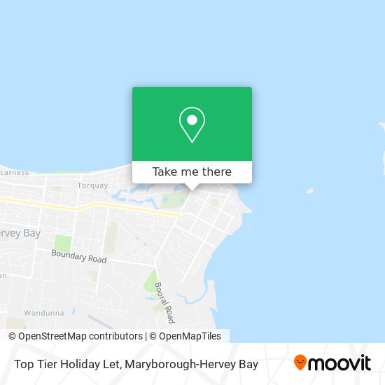 Top Tier Holiday Let map