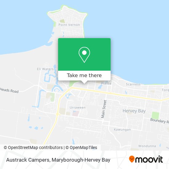 Austrack Campers map