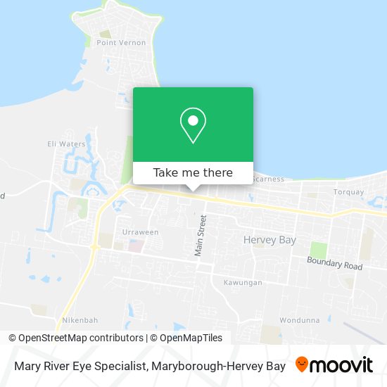Mary River Eye Specialist map