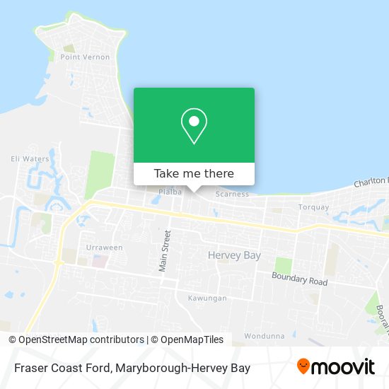 Mapa Fraser Coast Ford