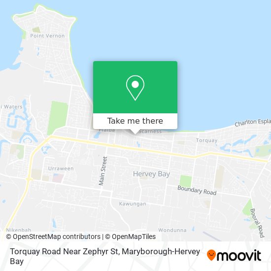 Torquay Road Near Zephyr St map