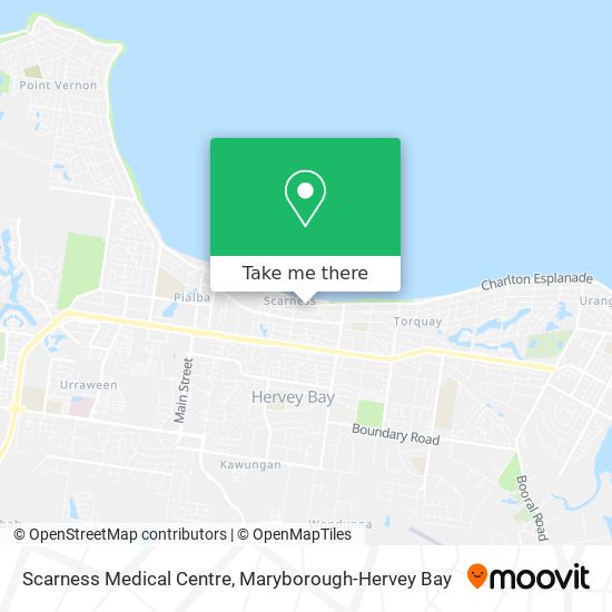 Scarness Medical Centre map