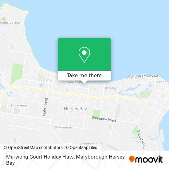 Marwong Court Holiday Flats map