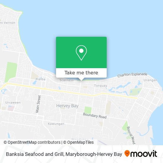 Banksia Seafood and Grill map