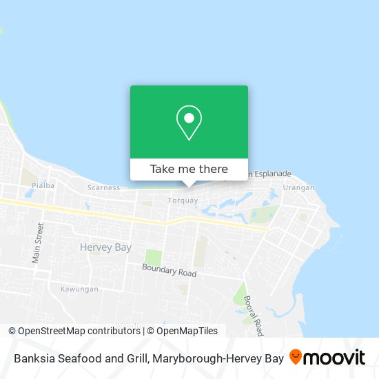 Banksia Seafood and Grill map