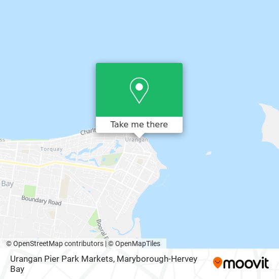 Urangan Pier Park Markets map