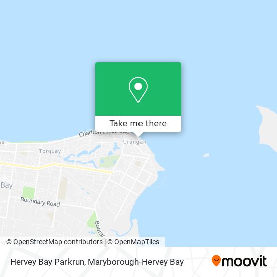 Hervey Bay Parkrun map