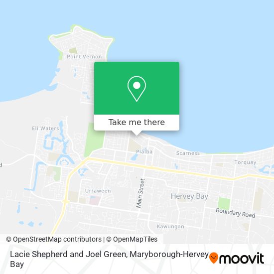 Lacie Shepherd and Joel Green map