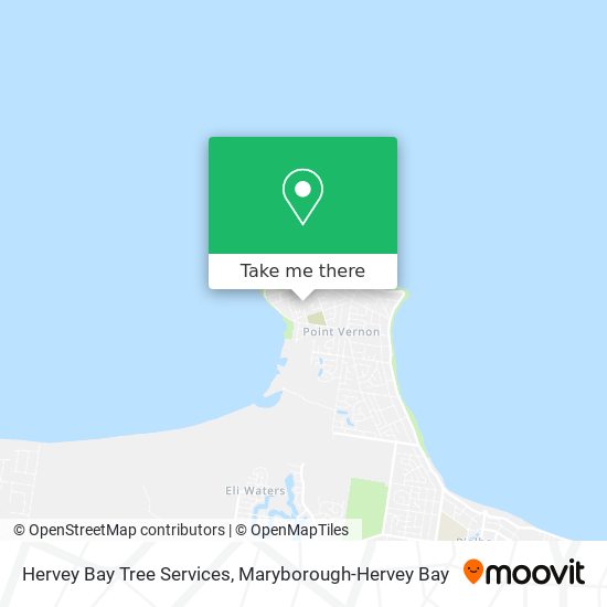 Hervey Bay Tree Services map
