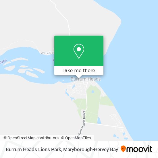 Burrum Heads Lions Park map